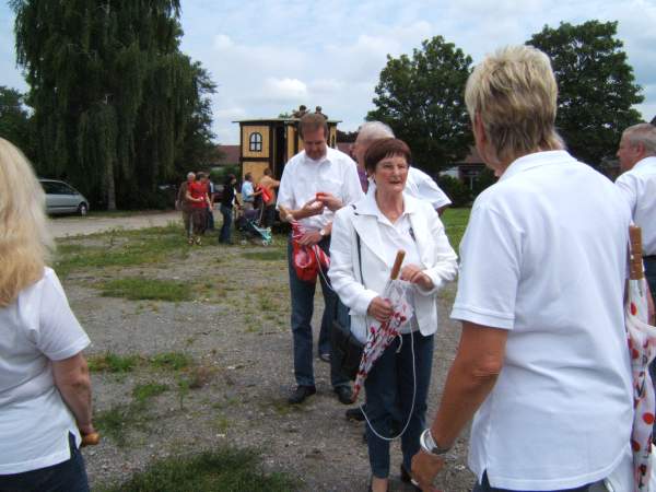 Man hat sich vorsorglich auch für schlechteres Wetter gewappnet