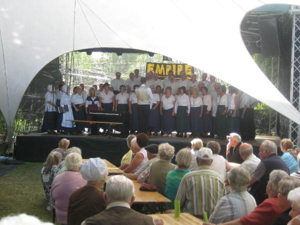 So sieht es aus, wenn wir singen