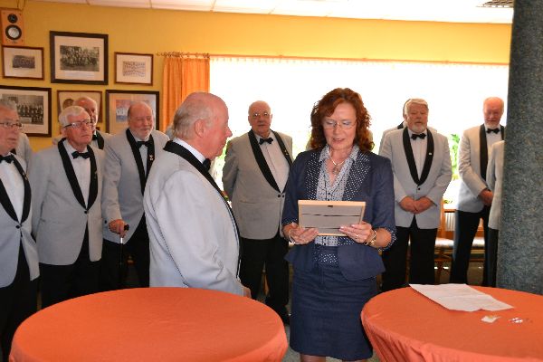 Dieter König, 50 Jahre aktiver Sänger! Herzlichen Glückwunsch!