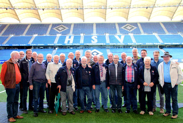Gruppenbild bei HSV