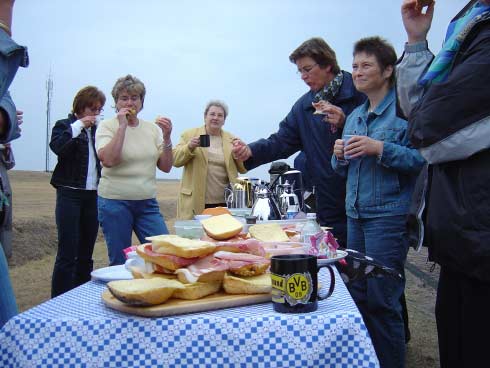 Man läßt's sich schmecken