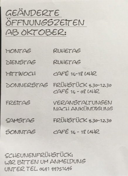 Frühstück am Bingumer Deich am 01.11.2018